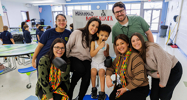 Live Wax Museum at William F. Halloran School No. 22